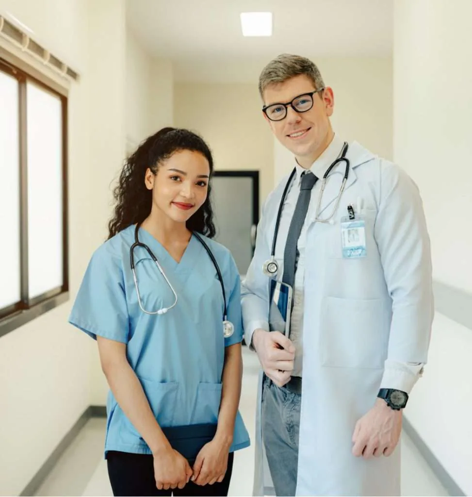 A WellHealth Medical Belleville provider with a patient